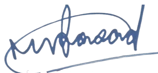 Secretary Signature